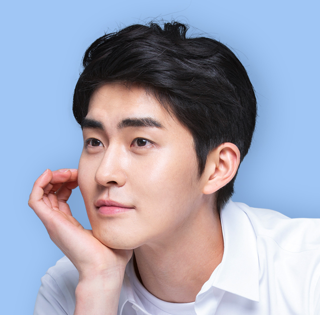 남자 무쌍쌍커풀 비주얼 이미지